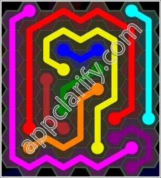 Flow Free: Hexes 9x9 Mania Pack Level 37 Solutions