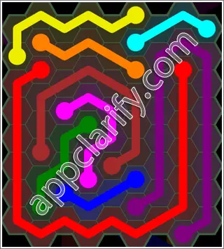 Flow Free: Hexes 9x9 Mania Pack Level 39 Solutions