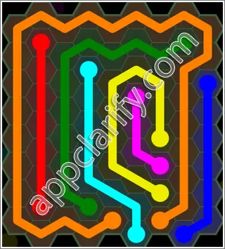 Flow Free: Hexes 9x9 Mania Pack Level 43 Solutions