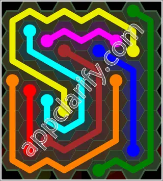 Flow Free: Hexes 9x9 Mania Pack Level 46 Solutions
