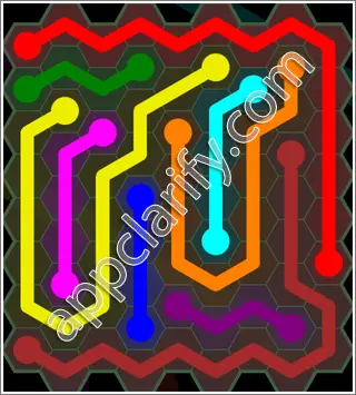 Flow Free: Hexes 9x9 Mania Pack Level 47 Solutions