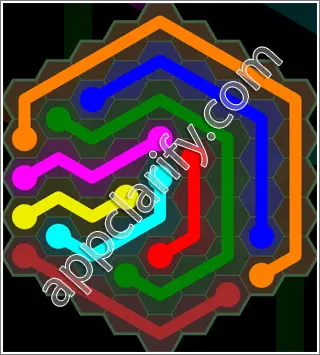 Flow Free: Hexes 9x9 Mania Pack Level 5 Solutions