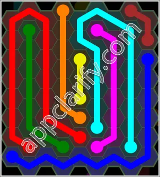 Flow Free: Hexes 9x9 Mania Pack Level 52 Solutions