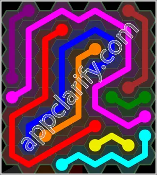Flow Free: Hexes 9x9 Mania Pack Level 53 Solutions