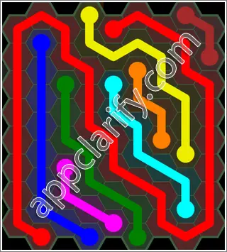 Flow Free: Hexes 9x9 Mania Pack Level 55 Solutions