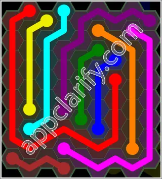 Flow Free: Hexes 9x9 Mania Pack Level 59 Solutions