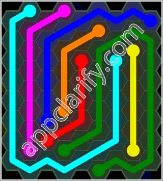 Flow Free: Hexes 9x9 Mania Pack Level 60 Solutions