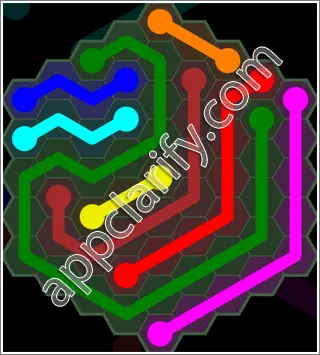 Flow Free: Hexes 9x9 Mania Pack Level 62 Solutions