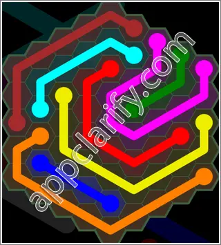 Flow Free: Hexes 9x9 Mania Pack Level 63 Solutions