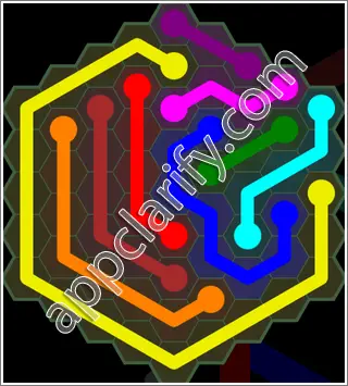 Flow Free: Hexes 9x9 Mania Pack Level 64 Solutions