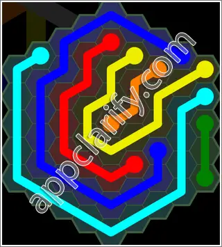 Flow Free: Hexes 9x9 Mania Pack Level 66 Solutions