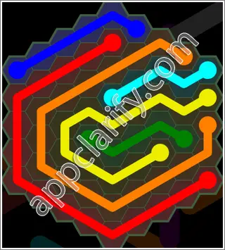 Flow Free: Hexes 9x9 Mania Pack Level 68 Solutions