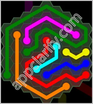 Flow Free: Hexes 9x9 Mania Pack Level 69 Solutions