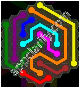 Flow Free: Hexes 9x9 Mania Pack Level 70 Solutions