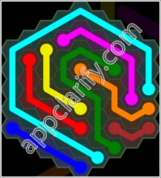 Flow Free: Hexes 9x9 Mania Pack Level 71 Solutions