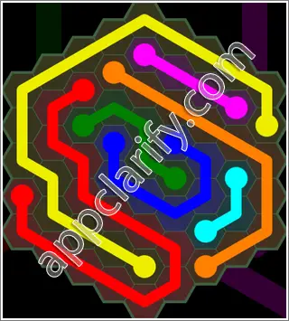 Flow Free: Hexes 9x9 Mania Pack Level 72 Solutions