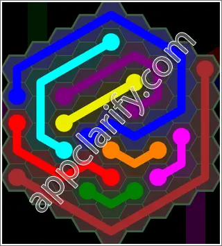 Flow Free: Hexes 9x9 Mania Pack Level 73 Solutions
