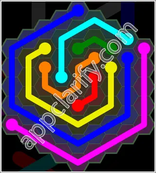 Flow Free: Hexes 9x9 Mania Pack Level 76 Solutions