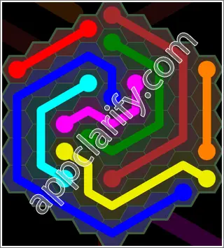 Flow Free: Hexes 9x9 Mania Pack Level 78 Solutions