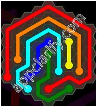 Flow Free: Hexes 9x9 Mania Pack Level 8 Solutions