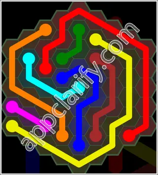 Flow Free: Hexes 9x9 Mania Pack Level 80 Solutions
