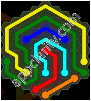 Flow Free: Hexes 9x9 Mania Pack Level 83 Solutions