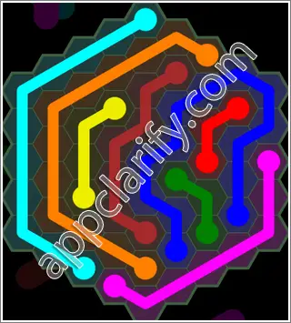 Flow Free: Hexes 9x9 Mania Pack Level 84 Solutions