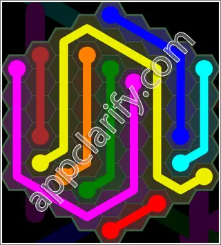 Flow Free: Hexes 9x9 Mania Pack Level 85 Solutions