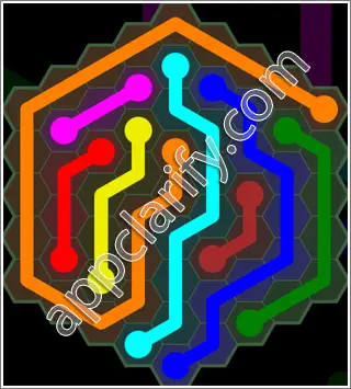 Flow Free: Hexes 9x9 Mania Pack Level 86 Solutions