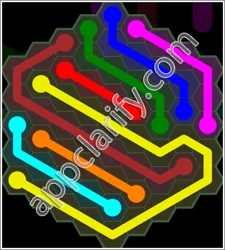 Flow Free: Hexes 9x9 Mania Pack Level 87 Solutions