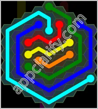 Flow Free: Hexes 9x9 Mania Pack Level 88 Solutions