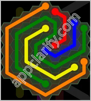 Flow Free: Hexes 9x9 Mania Pack Level 89 Solutions