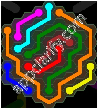 Flow Free: Hexes 9x9 Mania Pack Level 90 Solutions