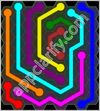 Flow Free: Hexes 9x9 Mania Pack Level 92 Solutions