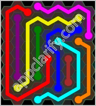 Flow Free: Hexes 9x9 Mania Pack Level 94 Solutions