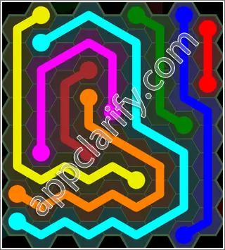 Flow Free: Hexes 9x9 Mania Pack Level 96 Solutions