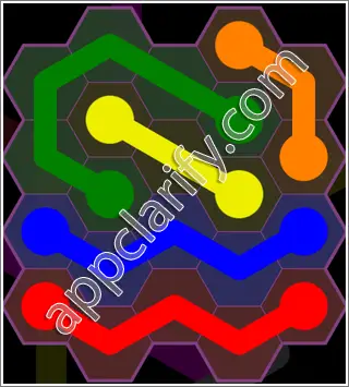 Flow Free: Hexes Classic 2 Pack Level 1 Solutions