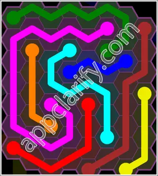 Flow Free: Hexes Classic 2 Pack Level 116 Solutions