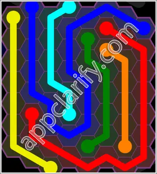 Flow Free: Hexes Classic 2 Pack Level 118 Solutions