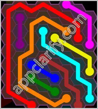 Flow Free: Hexes Classic 2 Pack Level 120 Solutions