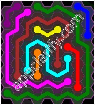 Flow Free: Hexes Classic 2 Pack Level 124 Solutions