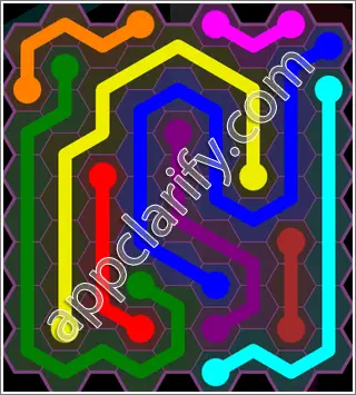 Flow Free: Hexes Classic 2 Pack Level 136 Solutions