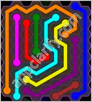 Flow Free: Hexes Classic 2 Pack Level 147 Solutions