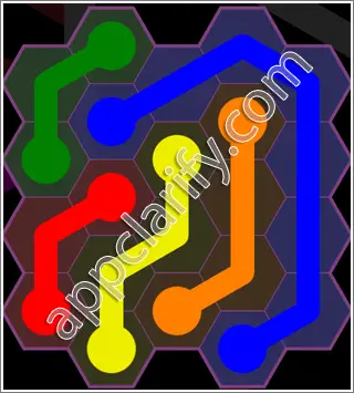 Flow Free: Hexes Classic 2 Pack Level 15 Solutions