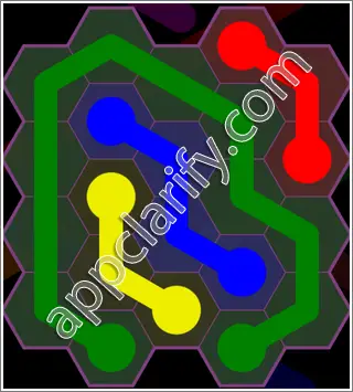 Flow Free: Hexes Classic 2 Pack Level 19 Solutions