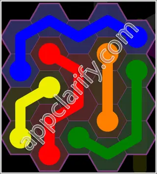 Flow Free: Hexes Classic 2 Pack Level 22 Solutions