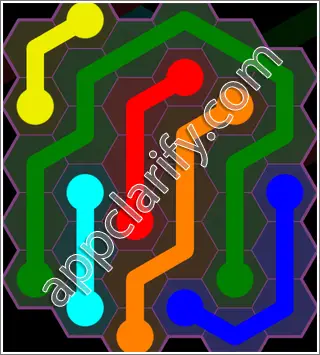 Flow Free: Hexes Classic 2 Pack Level 37 Solutions