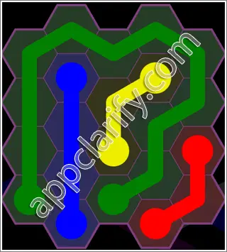 Flow Free: Hexes Classic 2 Pack Level 4 Solutions
