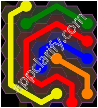 Flow Free: Hexes Classic 2 Pack Level 40 Solutions