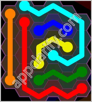 Flow Free: Hexes Classic 2 Pack Level 41 Solutions